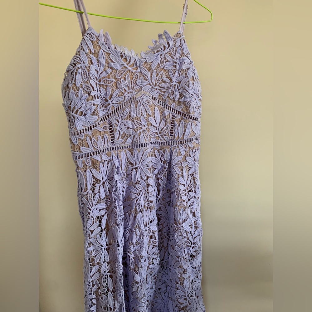 Women purple long dress